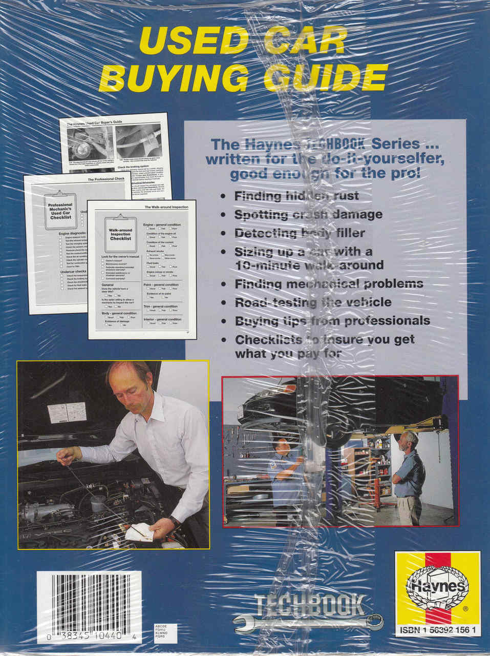 Used Car Buying Guide: Guide to inspecting and buying a used car (Techbook Series) (038345104404)