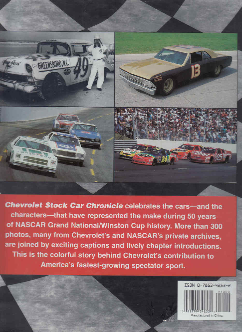 Chevrolet Stock Car Chronicle (042799342532) - back