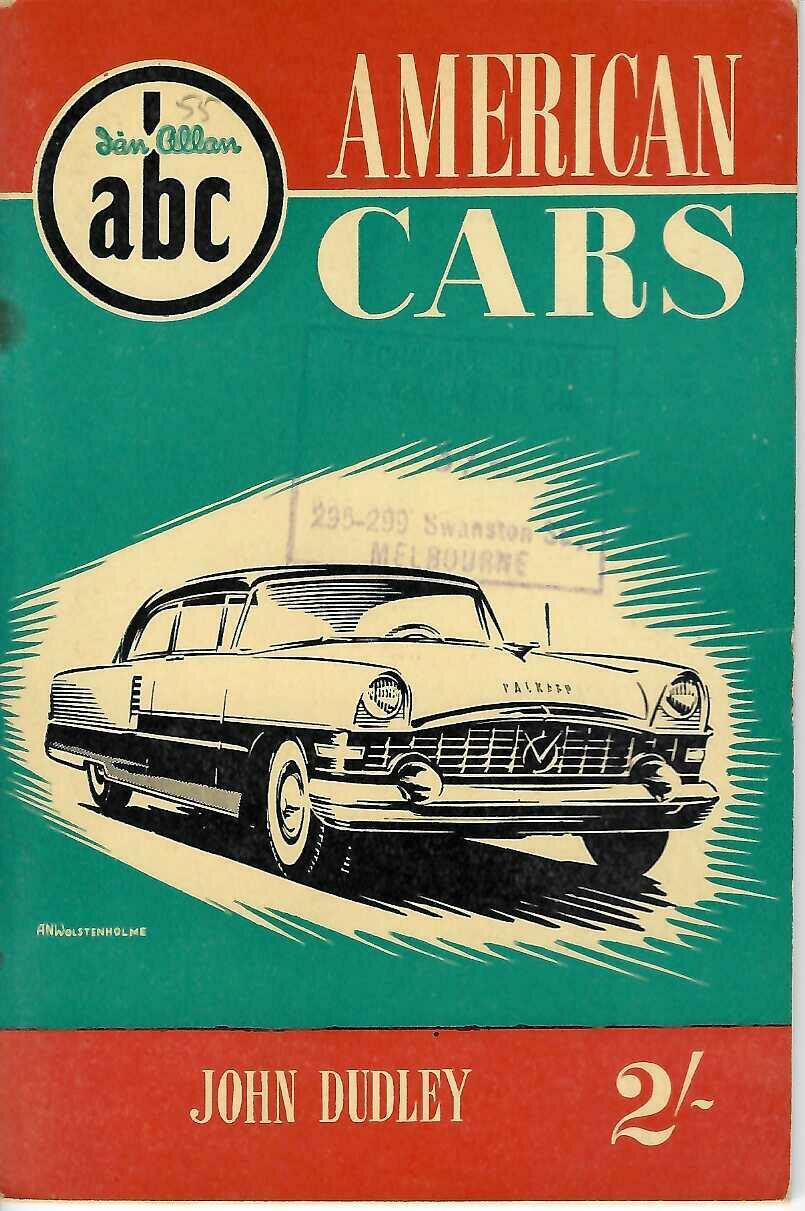 American Cars vintage spotter's guide book cover with classic car illustration