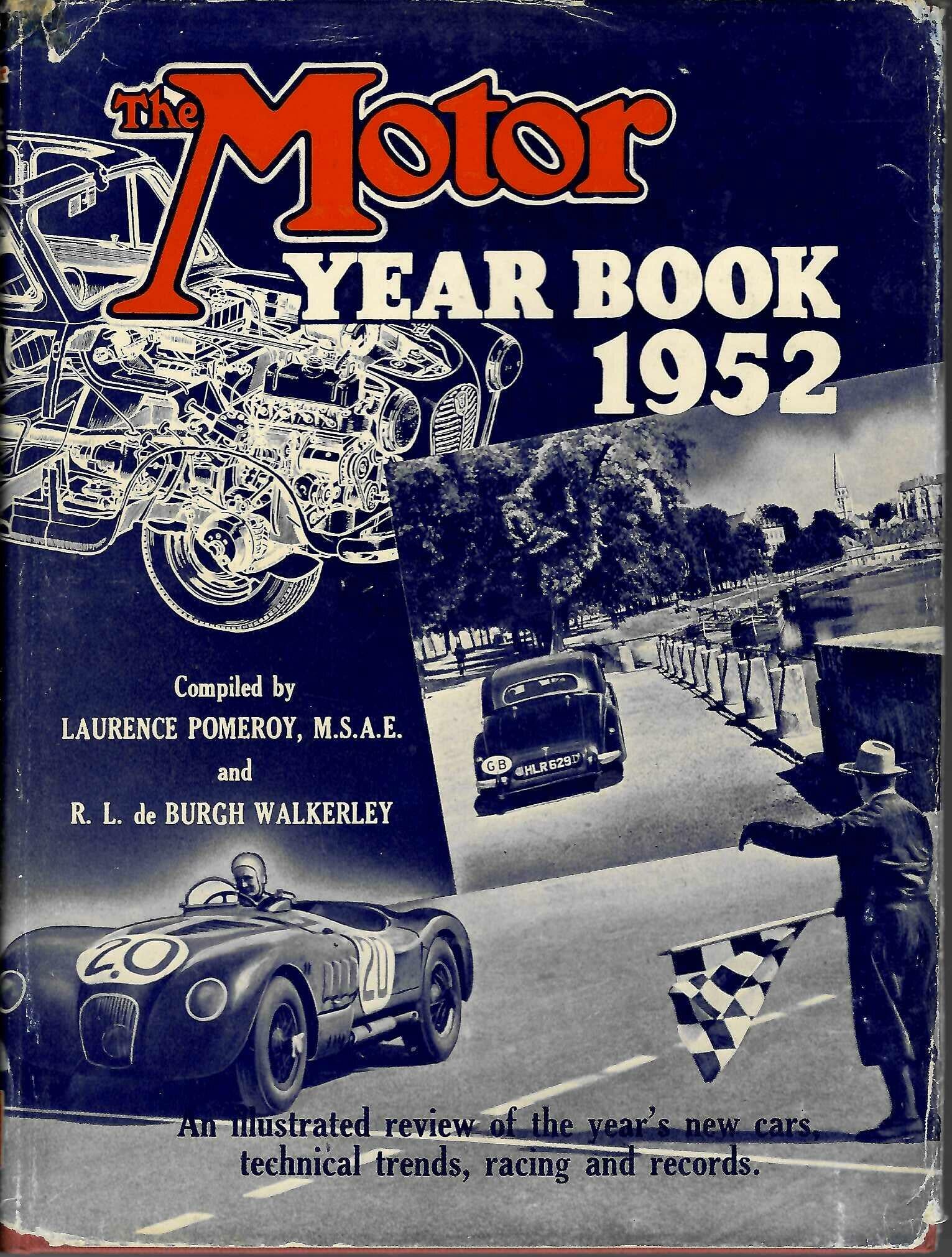 The Motor Year Book 1952 — Pomeroy & Walkerley | Rare Vintage Automotive Annual