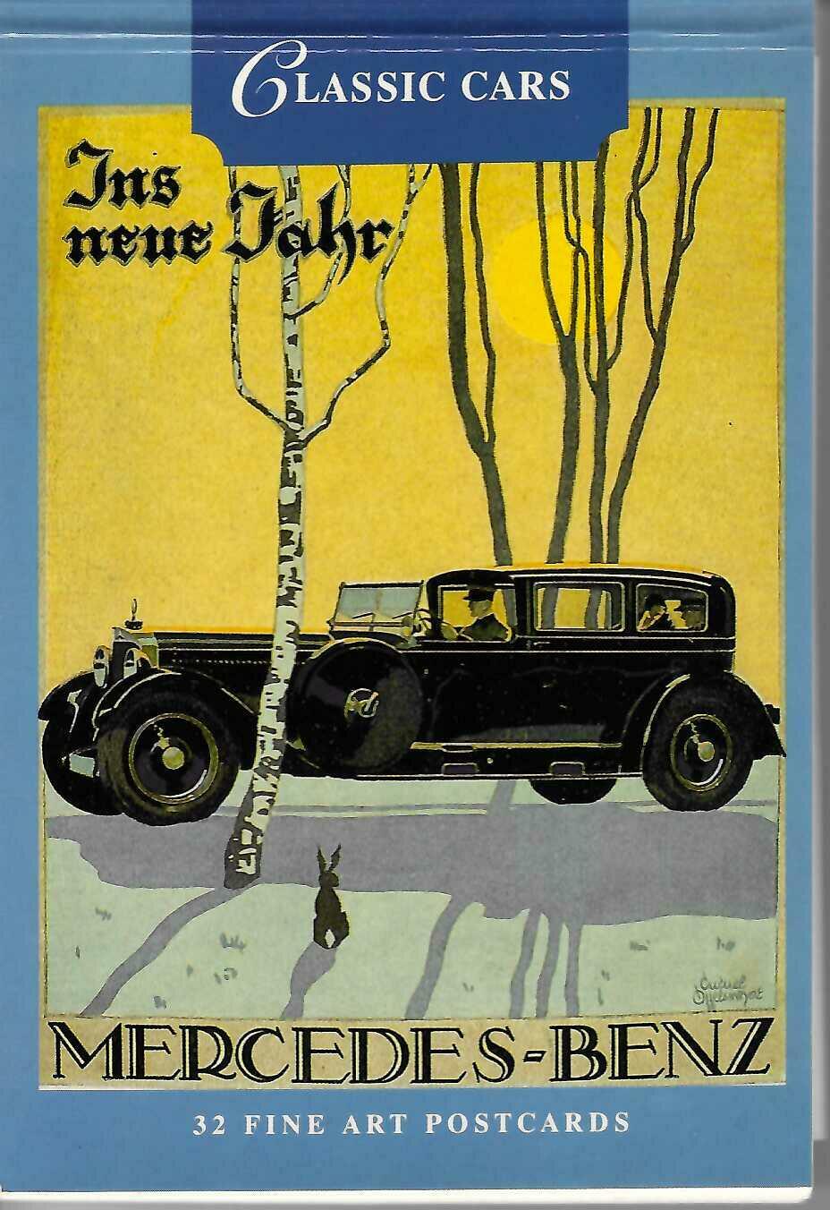 Classic Cars: 32 Fine Art Postcards — Studio Designs Vintage Automotive Art Collection