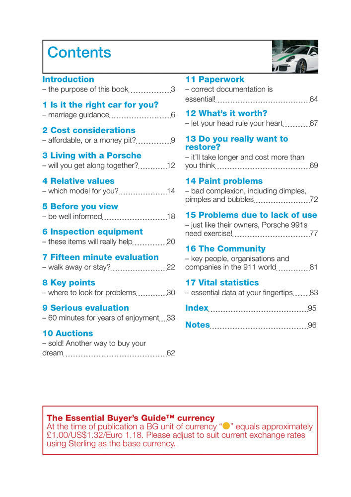 Porsche 911 (991) - All first generation models 2012 to 2016 - The Essential Buyer's Guide (9781787116344)