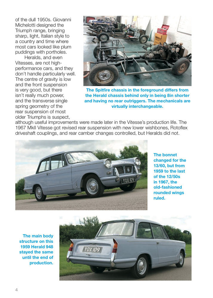Triumph Herald & Vitesse all models 1959 to 1971 - The Essential Buyer's Guide (9781787115194)
