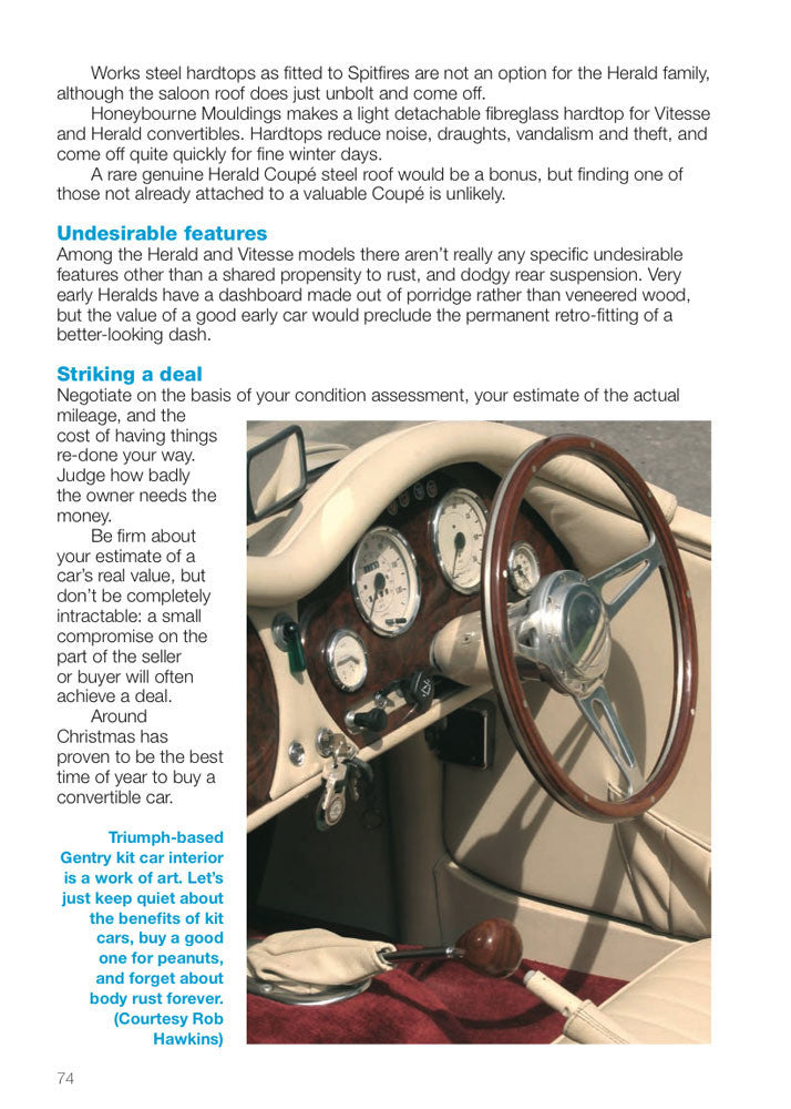 Triumph Herald & Vitesse all models 1959 to 1971 - The Essential Buyer's Guide (9781787115194)