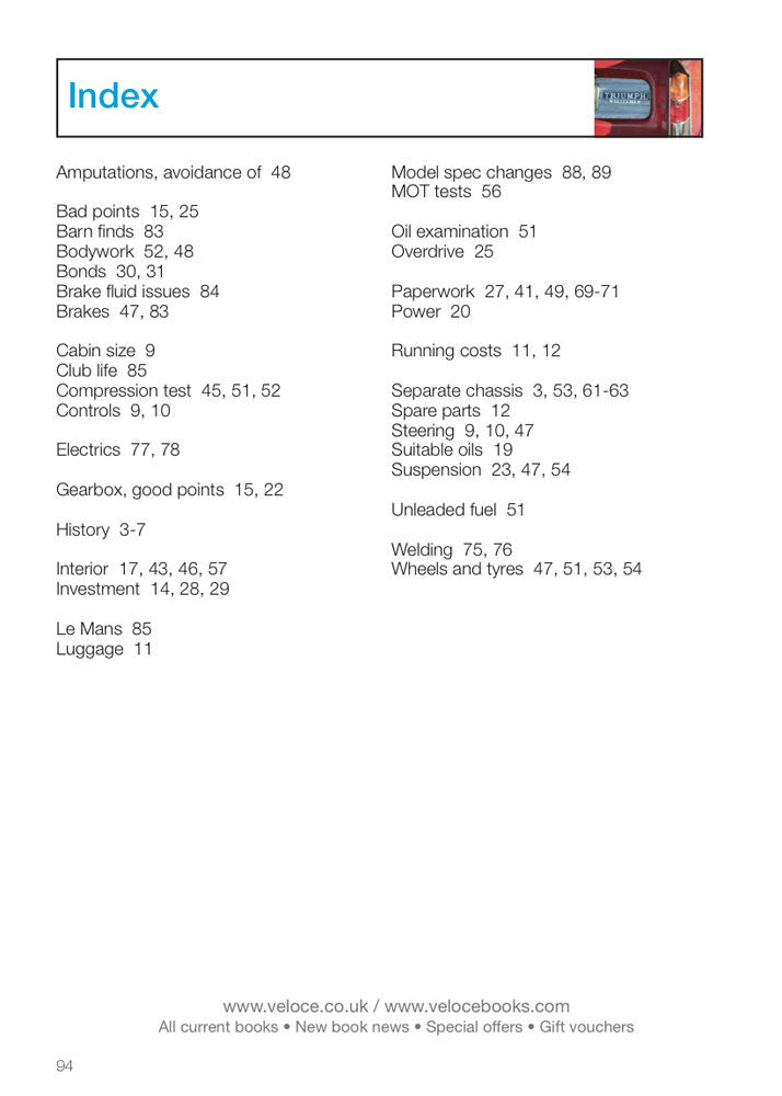 Triumph Herald & Vitesse all models 1959 to 1971 - The Essential Buyer's Guide (9781787115194)