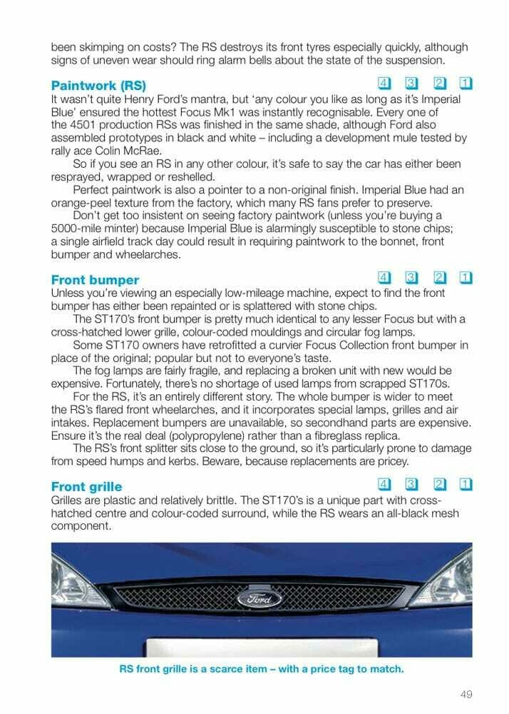 Ford Focus Mk1 RS & ST170 First Generation 2002 - 2005 - The Essential Buyer's Guide (9781787114357)