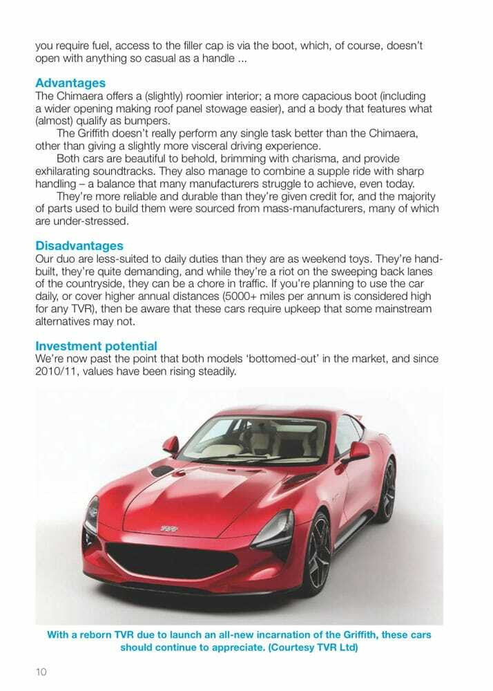 TVR Chimaera and Griffith All Models 21992 - 2003 - The Essential Buyer's Guide (Richard Kitchen) (9781787115187)