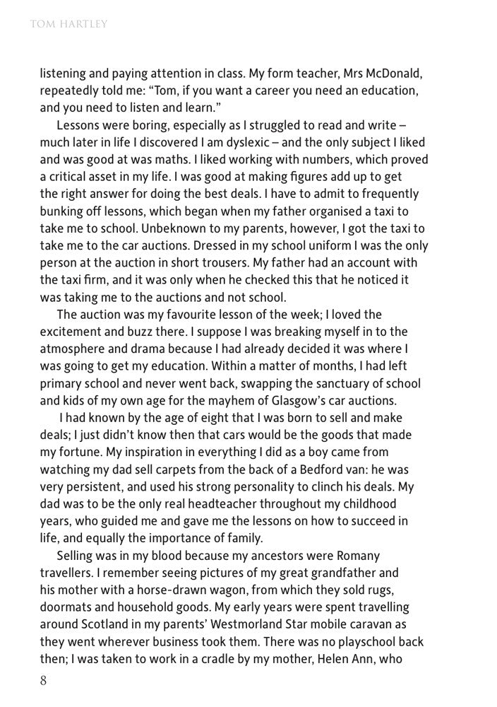 Tom Hartley - The Dealmaker (9781787115675)