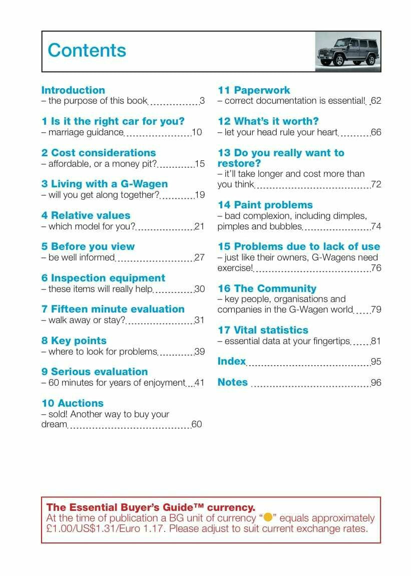 Mercedes-Benz G-Wagen - All models incl. AMG specials 1979 - 2006 - The Essential Buyer's Guide (9781787115149)