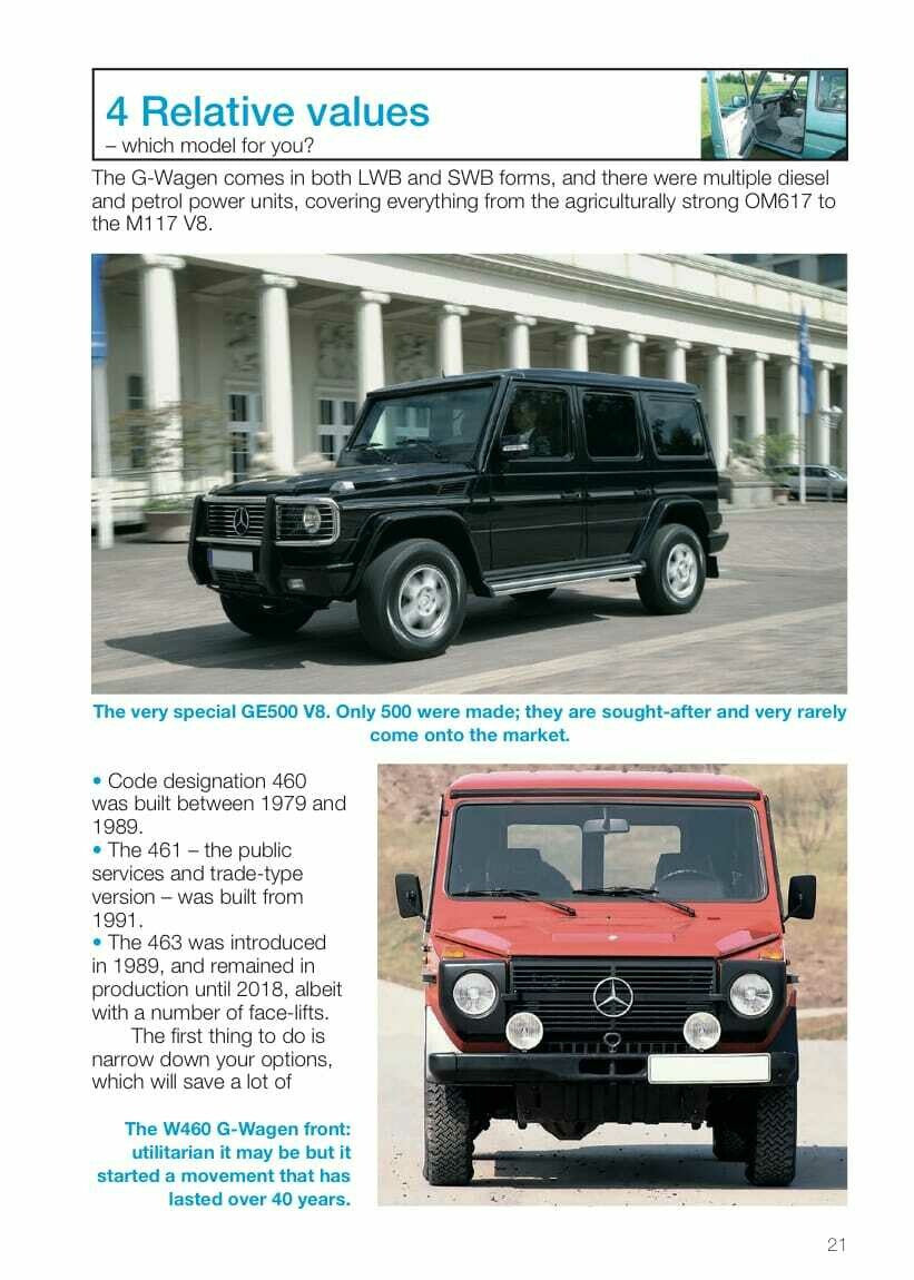 Mercedes-Benz G-Wagen - All models incl. AMG specials 1979 - 2006 - The Essential Buyer's Guide (9781787115149)