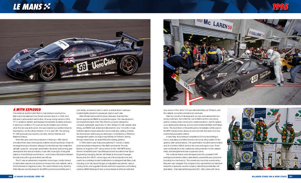 LE MANS: THE OFFICIAL HISTORY 1990–99 Sample Page