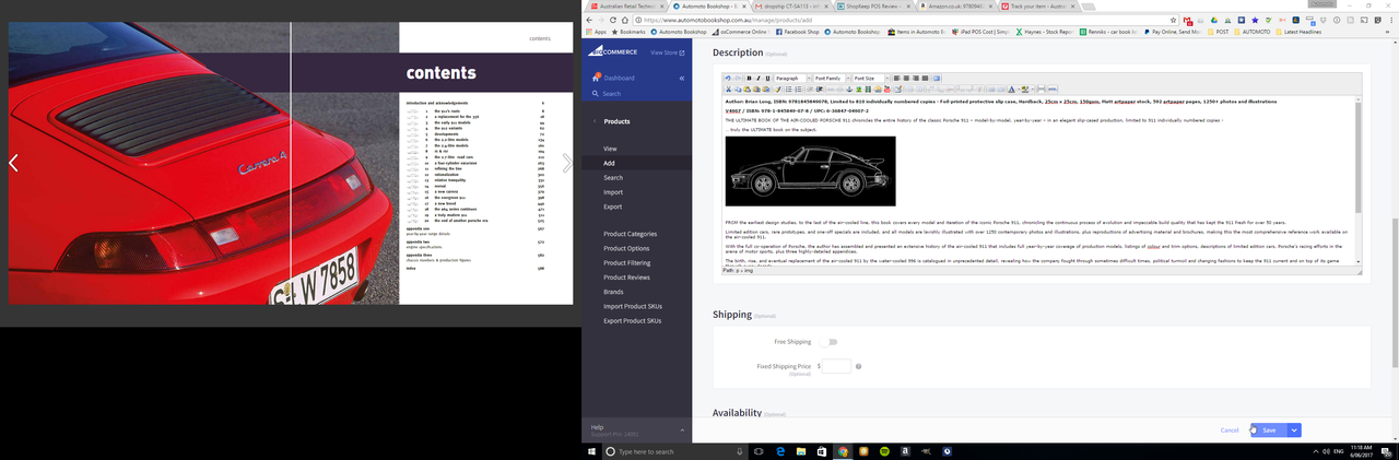 The Ultimate Book of The Air-Cooled Porsche 911 (Brian Long) (9781845849078)