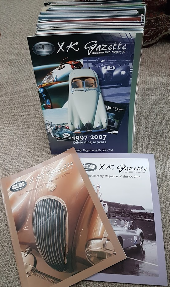 XK Gazette - The Monthly Magazine of the XK Club (50 magazine collection)