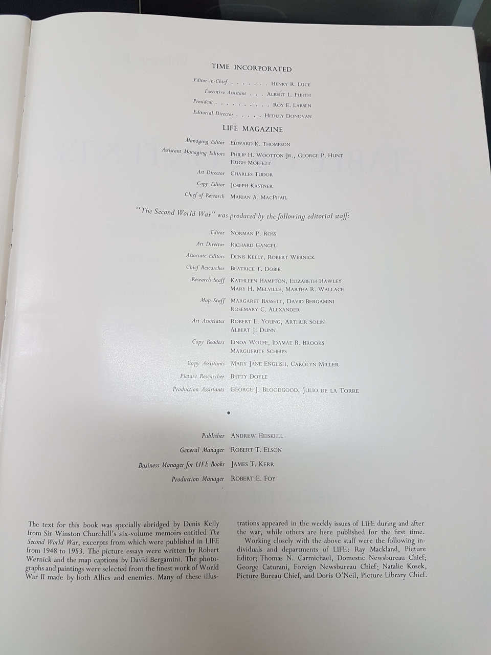 The Second World War (2 Volume Set in Slipcase + Vinyl) Winston S. Churchill and The Editors of LIFE (9781135156831)
