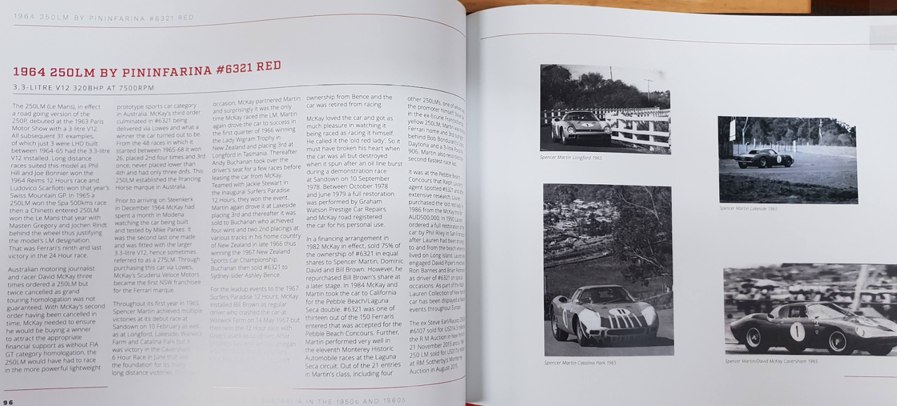 Ferraris in Australia in the 1950s and 1960s (Barry Farr)