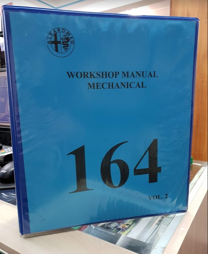 Alfa Romeo 164 Vol. 2 Model year 1991 50 State Version and Canada Version Workshop Manual