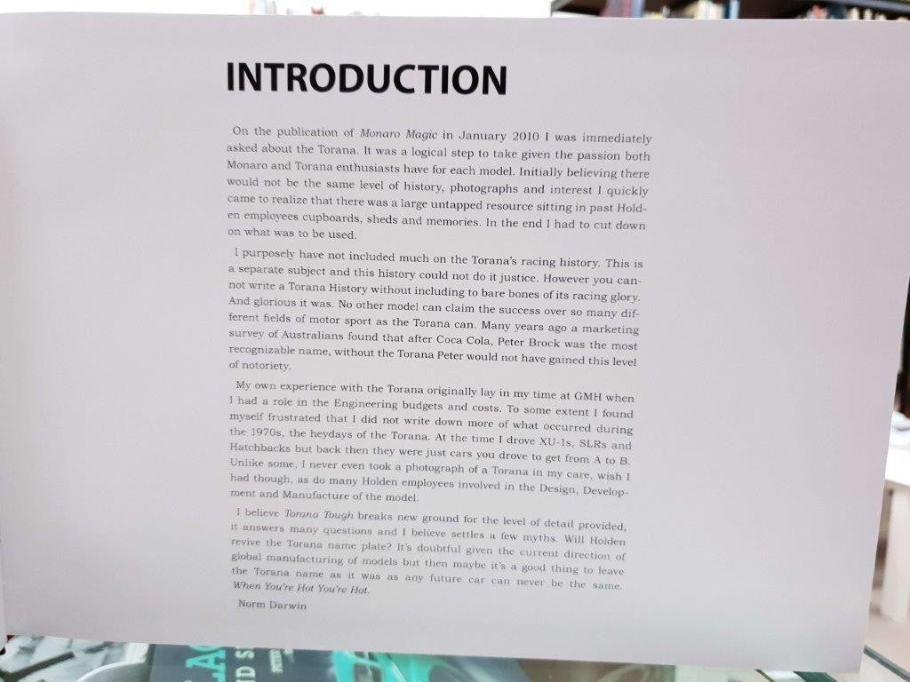 Torana Tough - History of the Holden Torana 1967 - 1980 (Leatherbound Limited Edition)