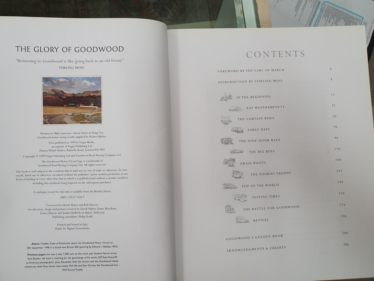 The Glory of Goodwood - The Spiritual Home of British Motor Racing (Hardcover by Mike Lawrence) (9781852278267)