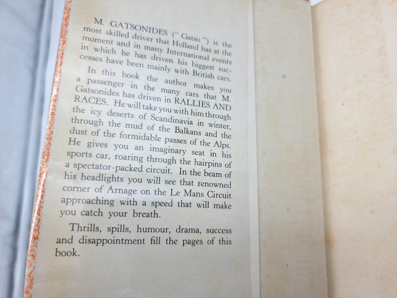 Rallies and Races - Motoring Adventures of Gatsonides (William Leonard, 1950)