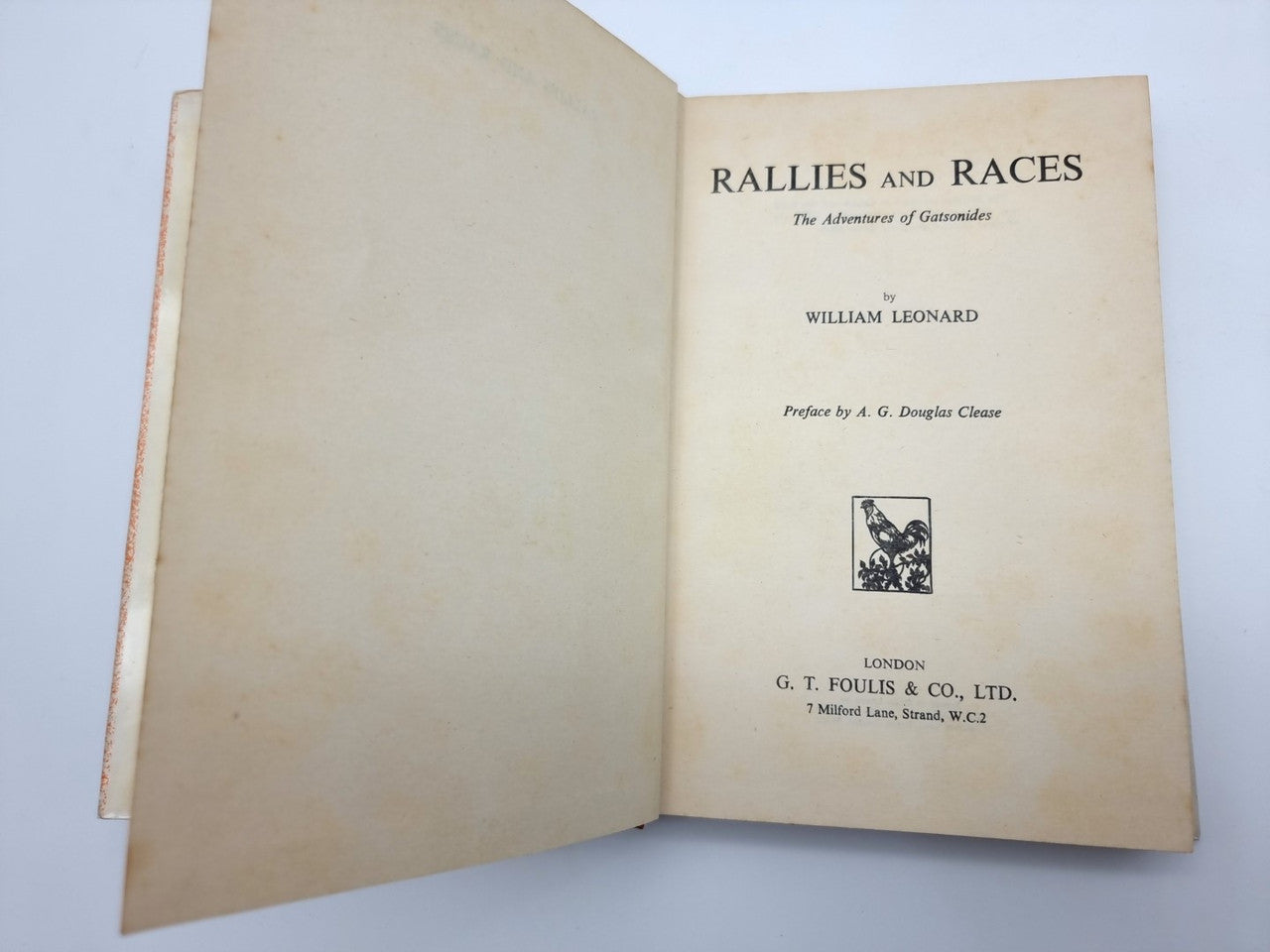 Rallies and Races - Motoring Adventures of Gatsonides (William Leonard, 1950)