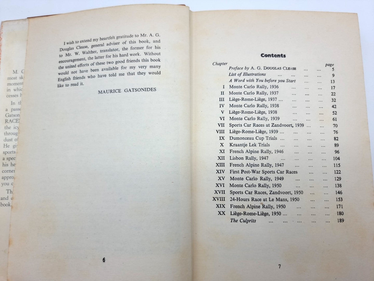 Rallies and Races - Motoring Adventures of Gatsonides (William Leonard, 1950)