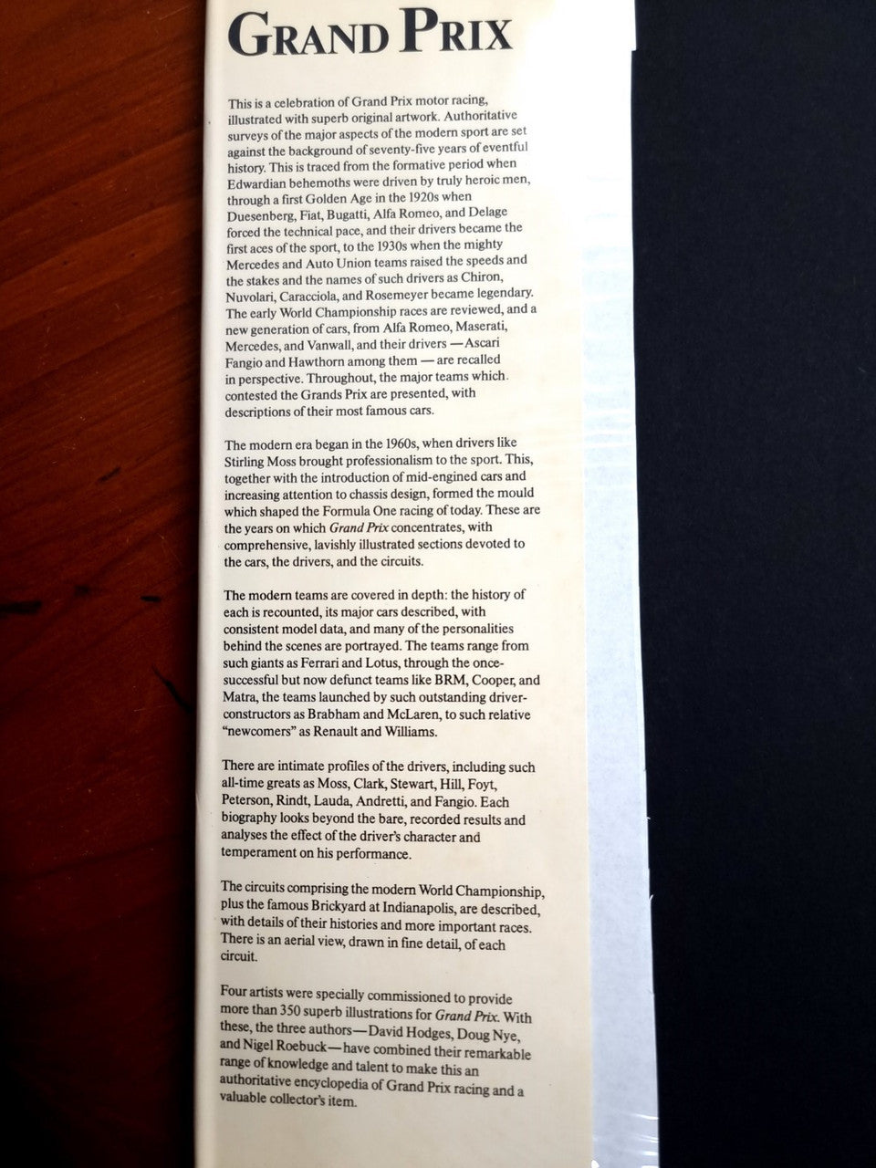 Grand Prix The Cars Drivers Circuits (Michael Joseph, 1981)