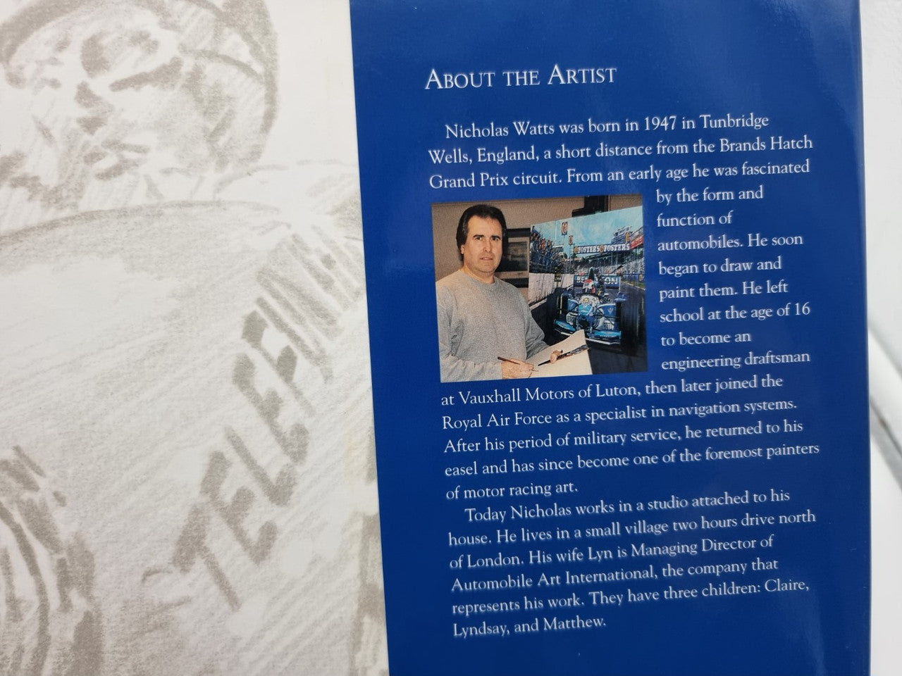The Motor Racing Art of Nicholas Watts (Signed, 2000)