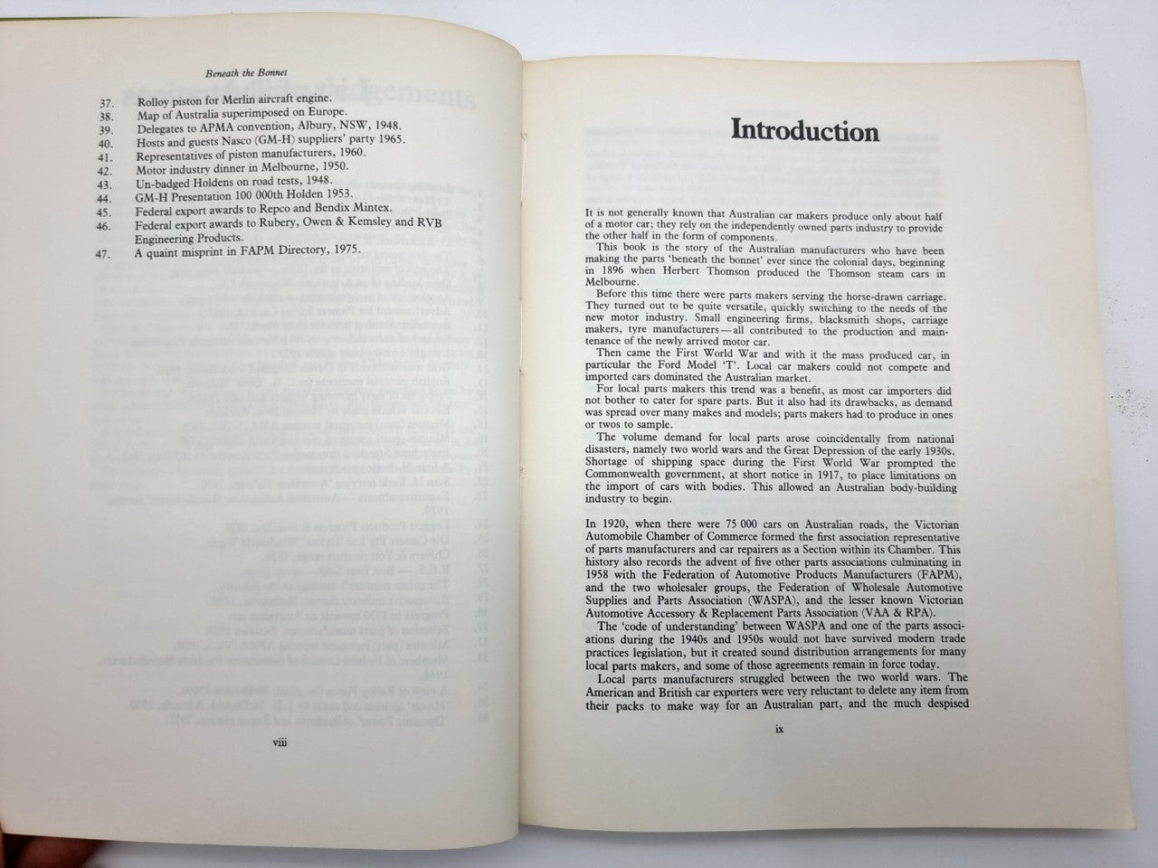 Beneath The Bonnet  A History Of Australian Automotive Parts Manufacturers since 1896 (J D Beruldsen, 1989)