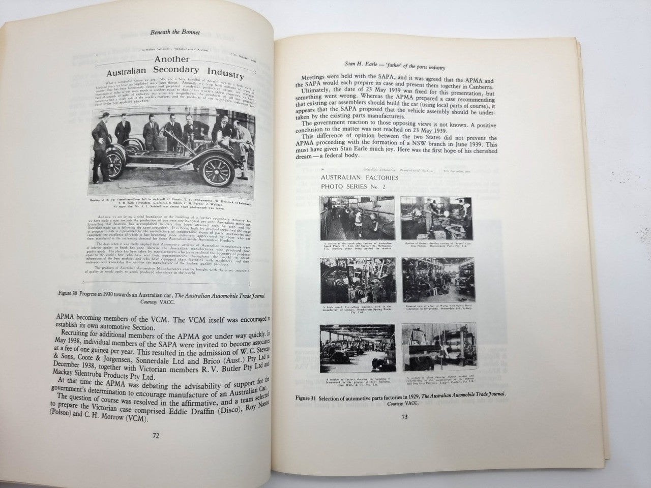 Beneath The Bonnet  A History Of Australian Automotive Parts Manufacturers since 1896 (J D Beruldsen, 1989)