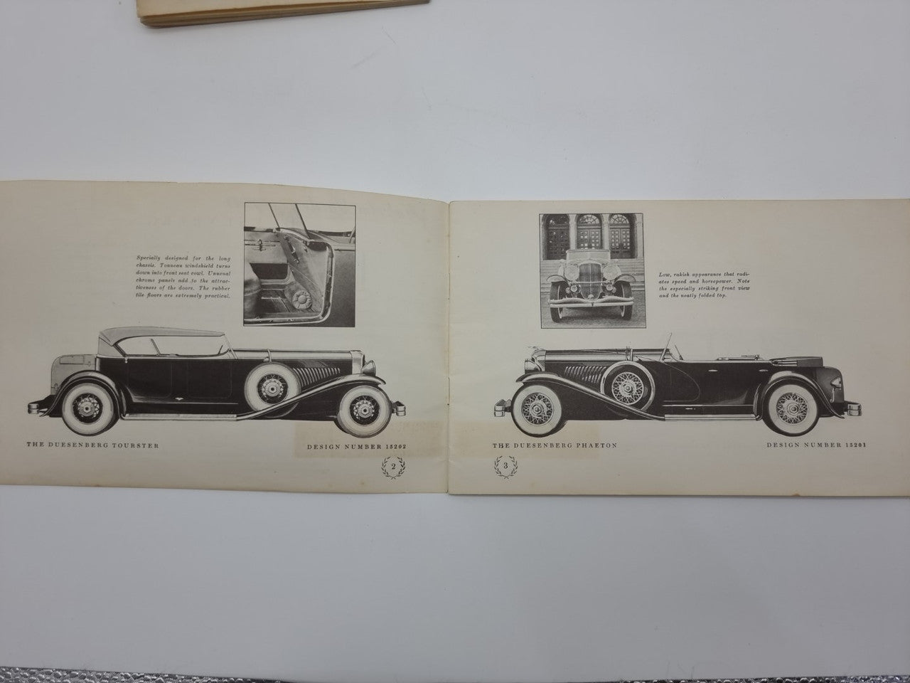 Duesenberg Model-J Owner's Instruction Book (1951 Reprint) with Catalogue (1953 Reprint)