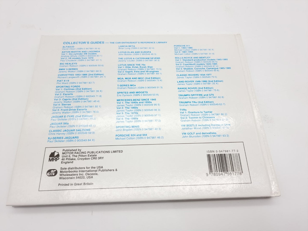 Mercedes-Benz since 1945 Vol. 4 The 1980's - 190, 200-320 and S-Class Collector's Guide (William Taylor, 1994)