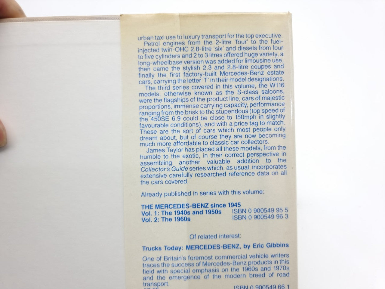 Mercedes-Benz since 1945 Vol. 3 The 1970s Collector's Guide (William Taylor, 1986)