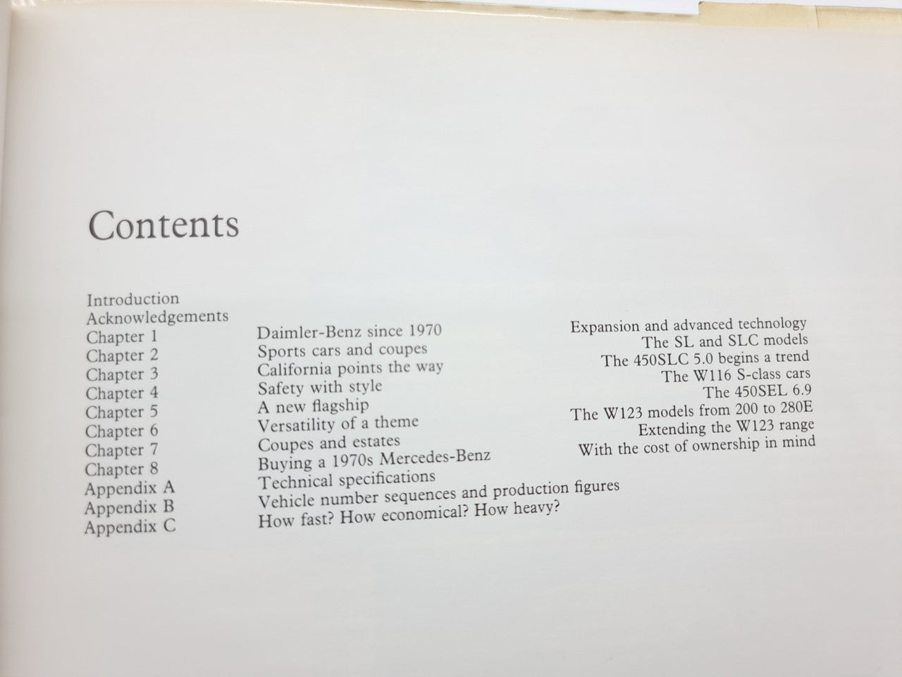 Mercedes-Benz since 1945 Vol. 3 The 1970s Collector's Guide (William Taylor, 1986)