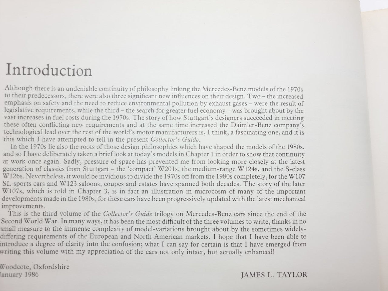 Mercedes-Benz since 1945 Vol. 3 The 1970s Collector's Guide (William Taylor, 1986)