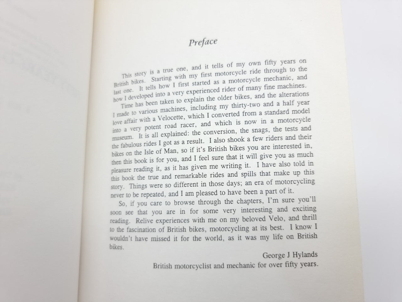 Fifty Years on British Bikes (George J. Hylands, 1997)