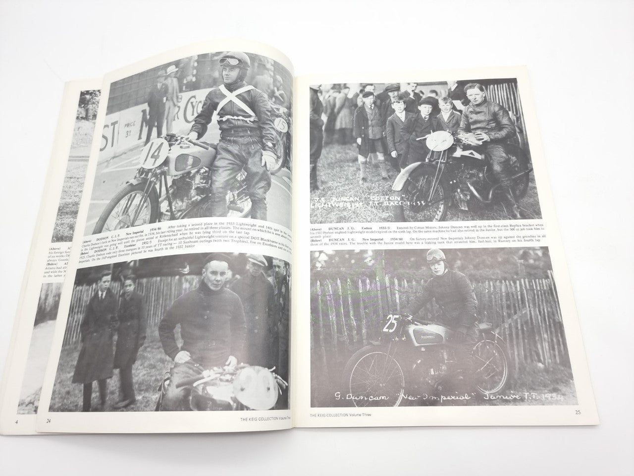 The Keig Collection Volume 3, A Picture Gallery of TT Riders and Their Machines 1911 - 1939 (S.R.Keig, Bob Holliday, 1975)