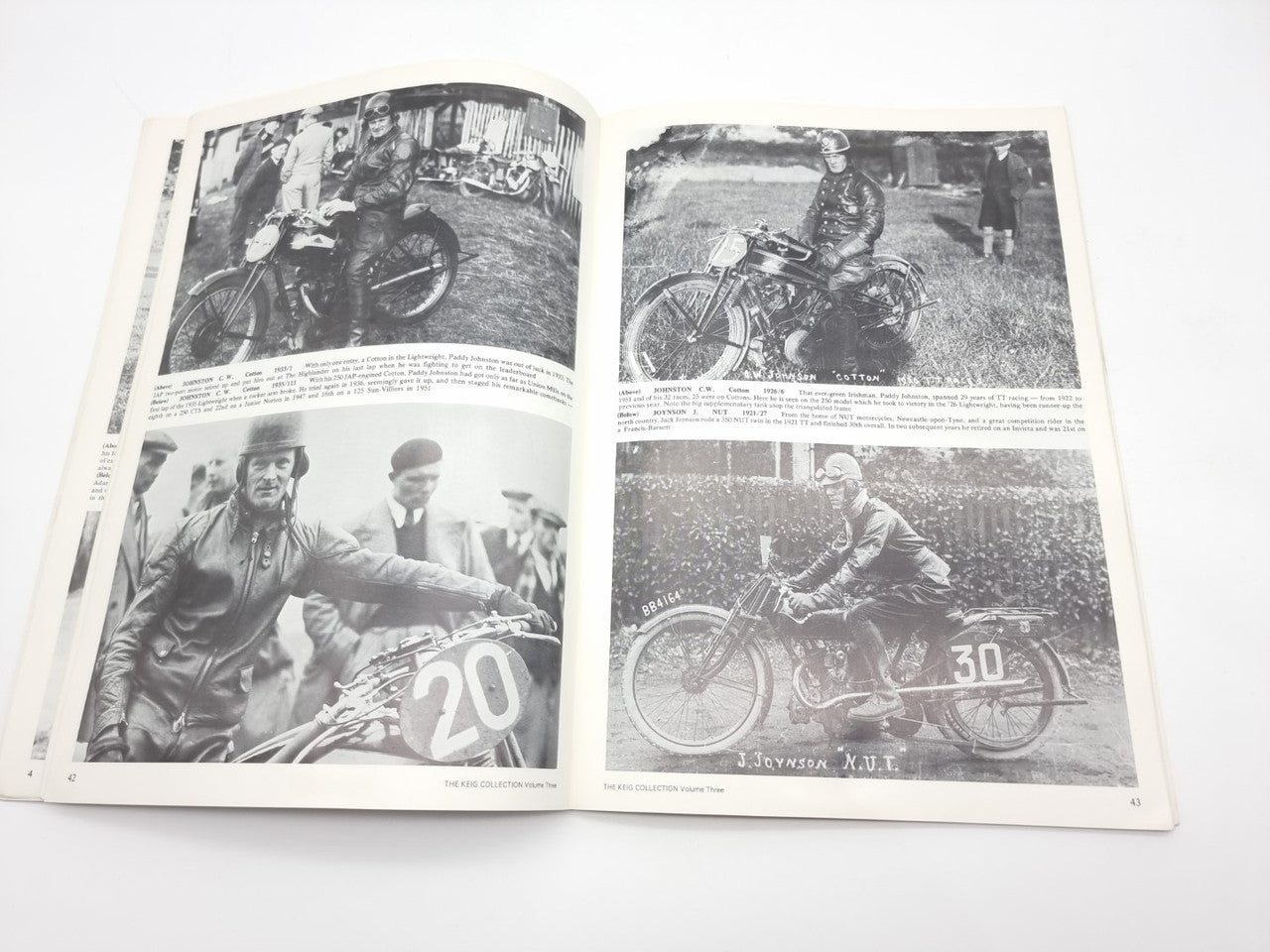 The Keig Collection Volume 3, A Picture Gallery of TT Riders and Their Machines 1911 - 1939 (S.R.Keig, Bob Holliday, 1975)