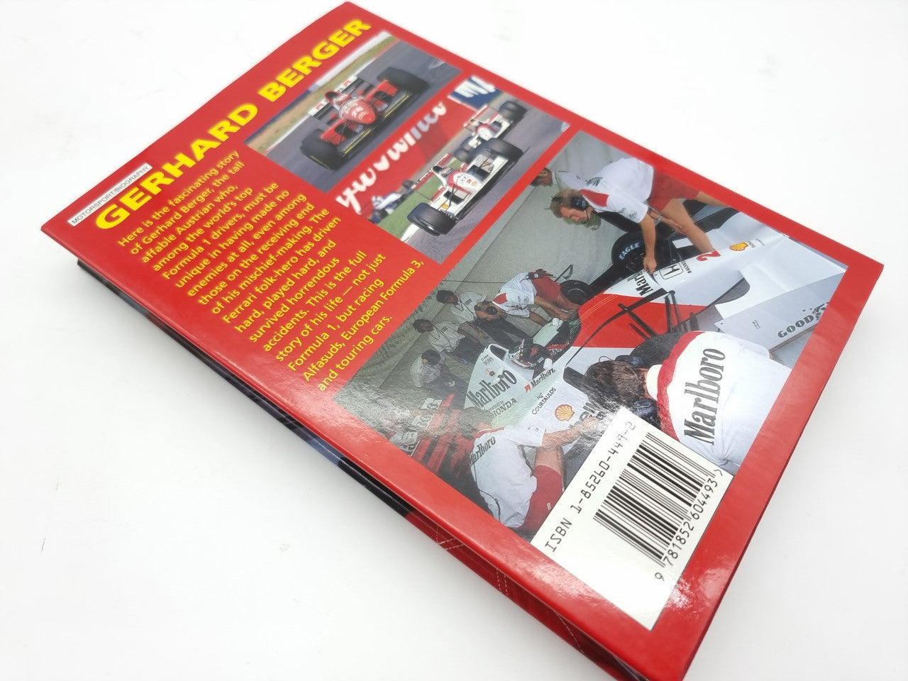 SIGNED Gerhard Berger - The Human Face of Formula 1 (Christopher Hilton, 1993)