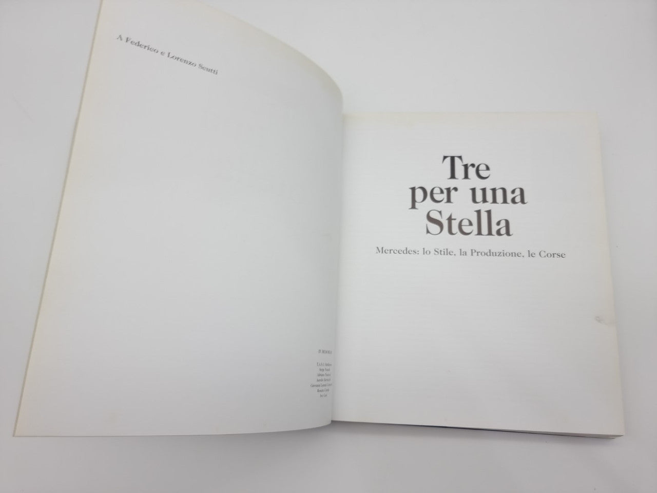 Mercedes-Benz - Tre Per Una Stella (Fondazione Negri, 2001)