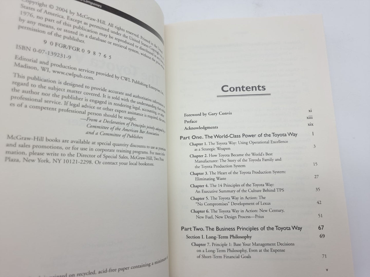 The Toyota Way 14 Management Principles (Jeffrey Liker, 2004)