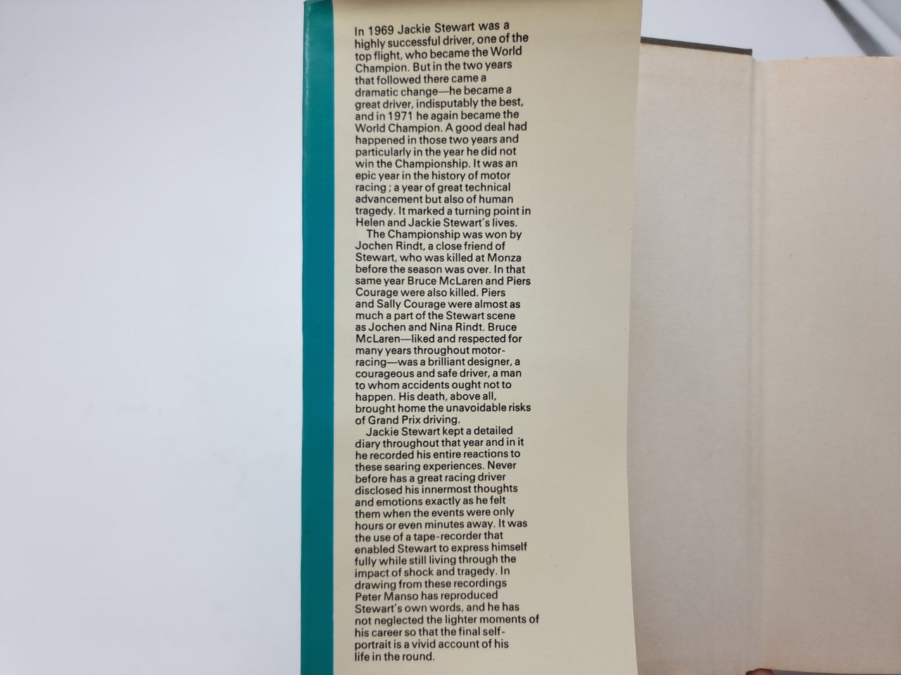 Faster (Jackie Stewart, Peter Manso, 1972)