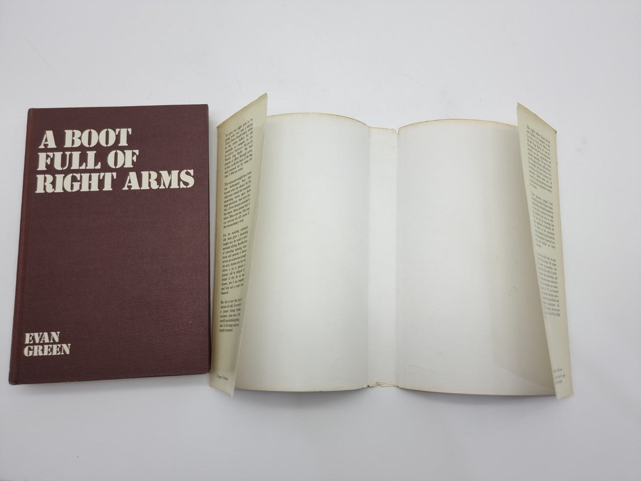 A Boot Full Of Right Arms SIGNED (Evan Green, 1975)