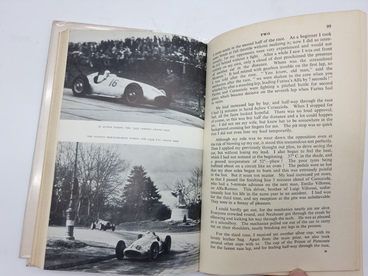 Grand Prix Driver (Hermann Lang) English Hardcover Edn. 1954 incl. Signed Photo