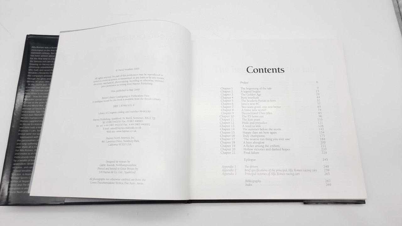 First Among Champions - The Alfa Romeo Grand Prix Cars (David Venables, 2000)