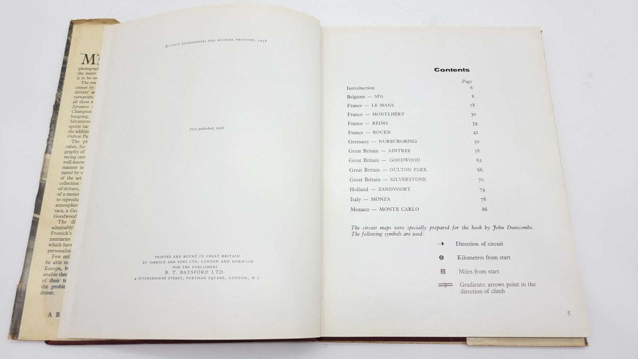 Motor Racing Circuits Of Europe