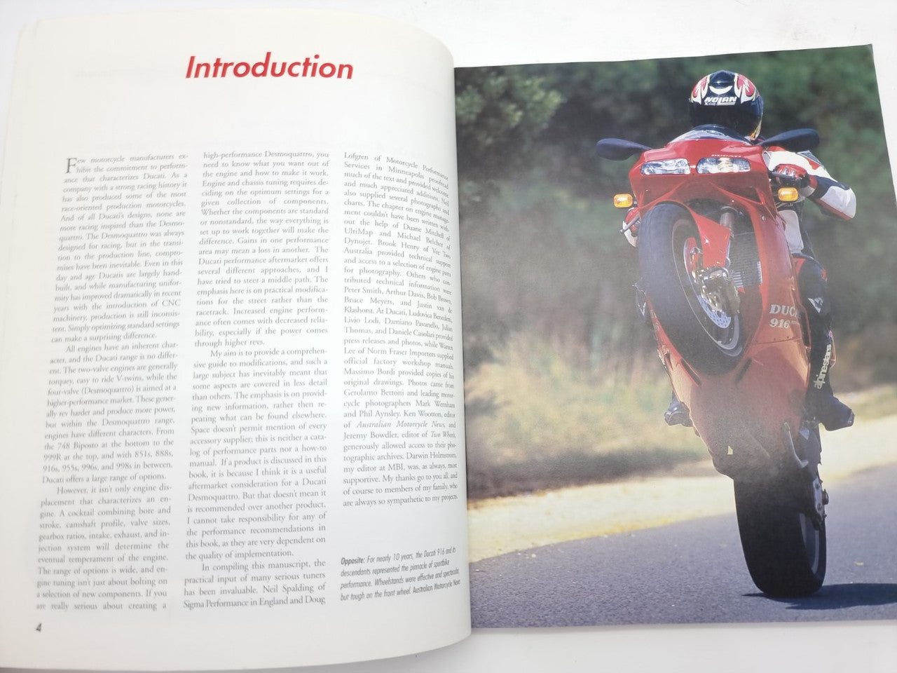 Ducati Desmoquattro Performance Handbook (Ian Falloon, 2003)
