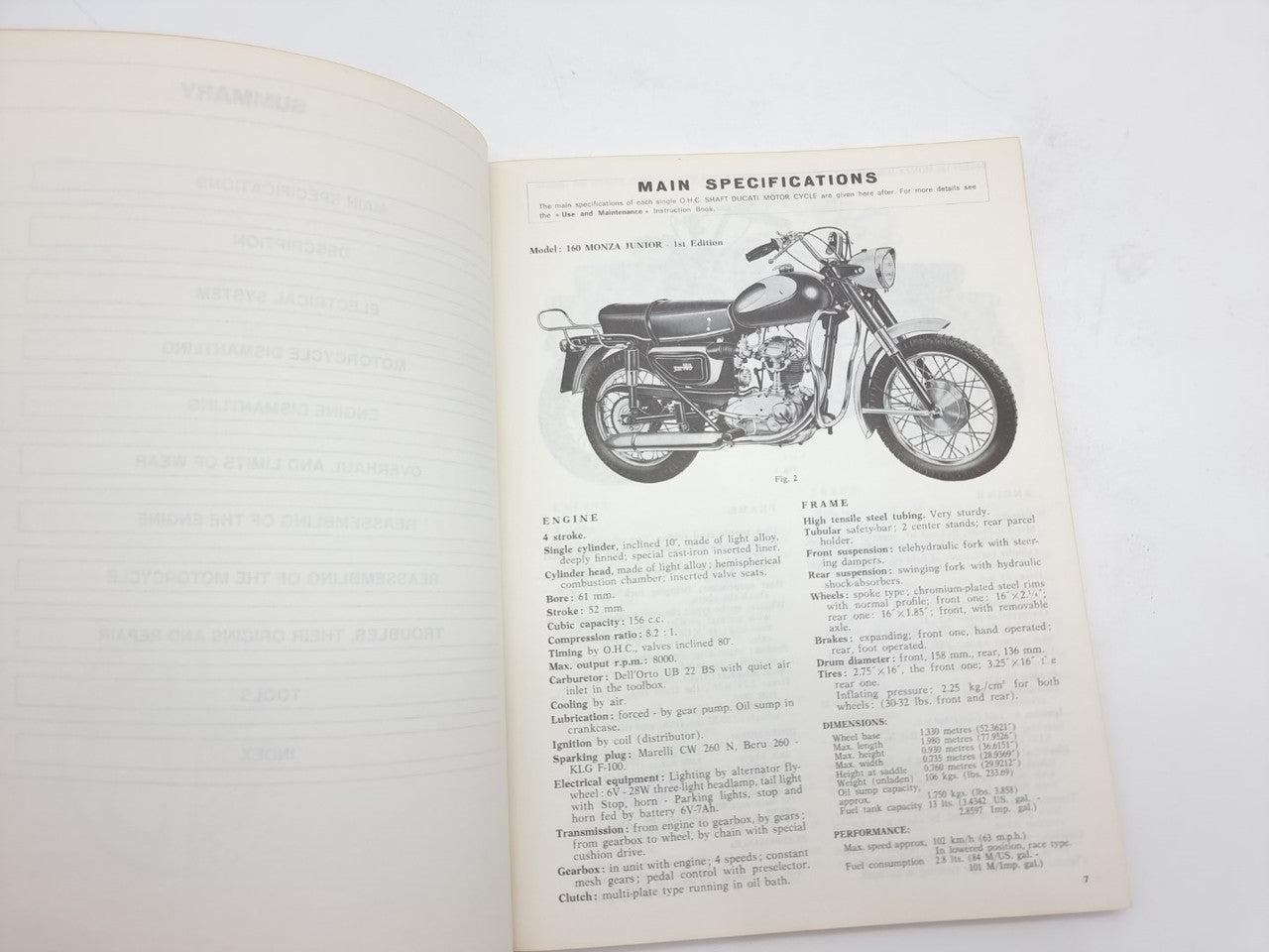 Ducati over head Camshaft Motorcycles Workshop Manual