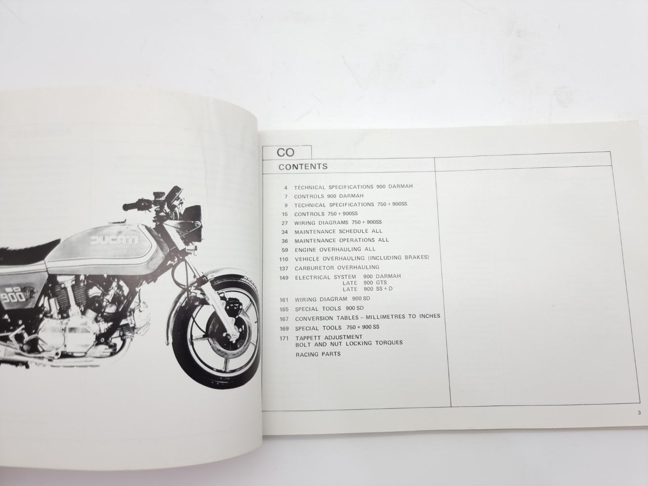 Ducati 900 SD Darmah 750 SS, 900SS Desmo Workshop Manual
