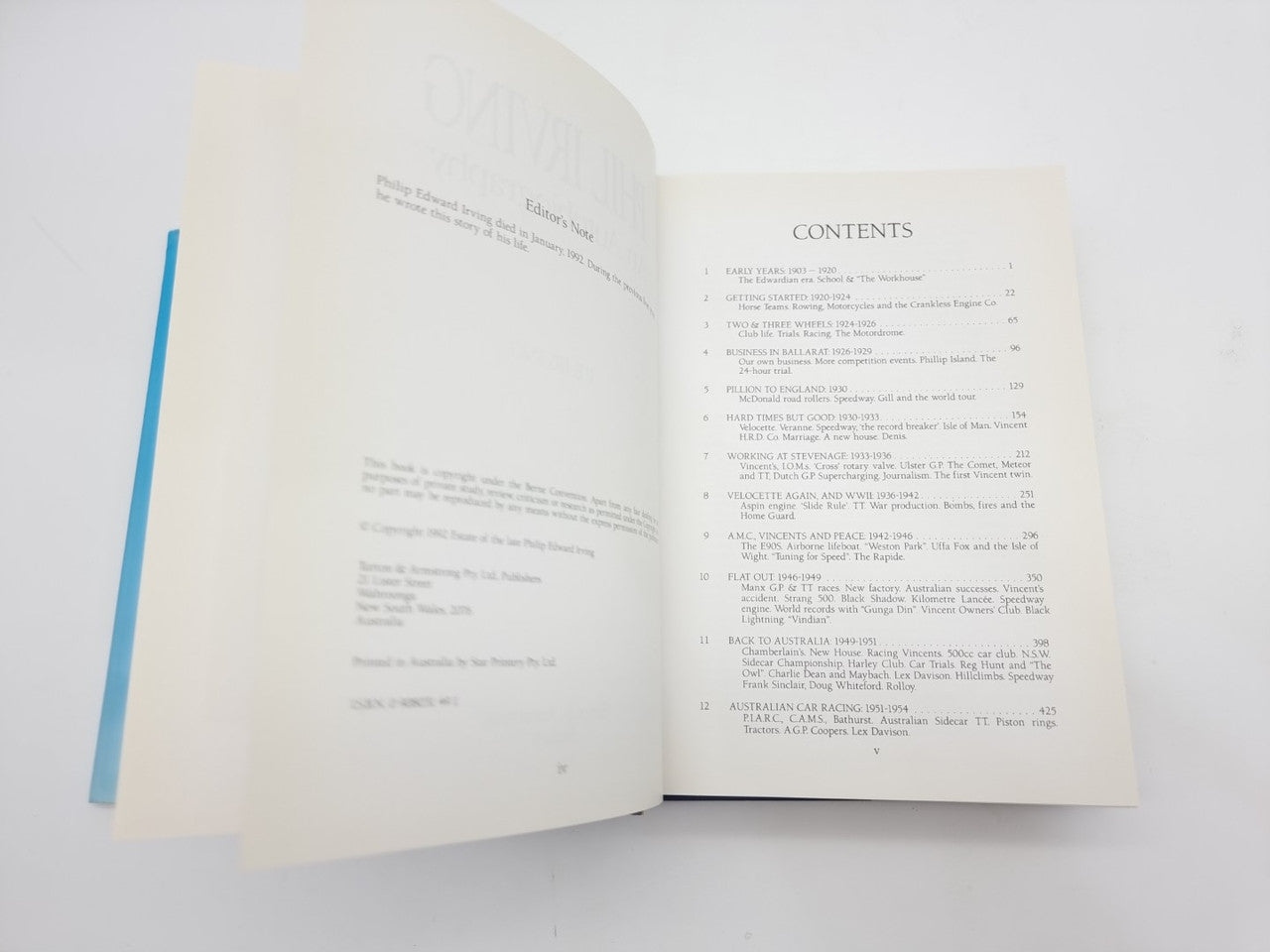 Phil Irving: An Autobiography (9780908031498)