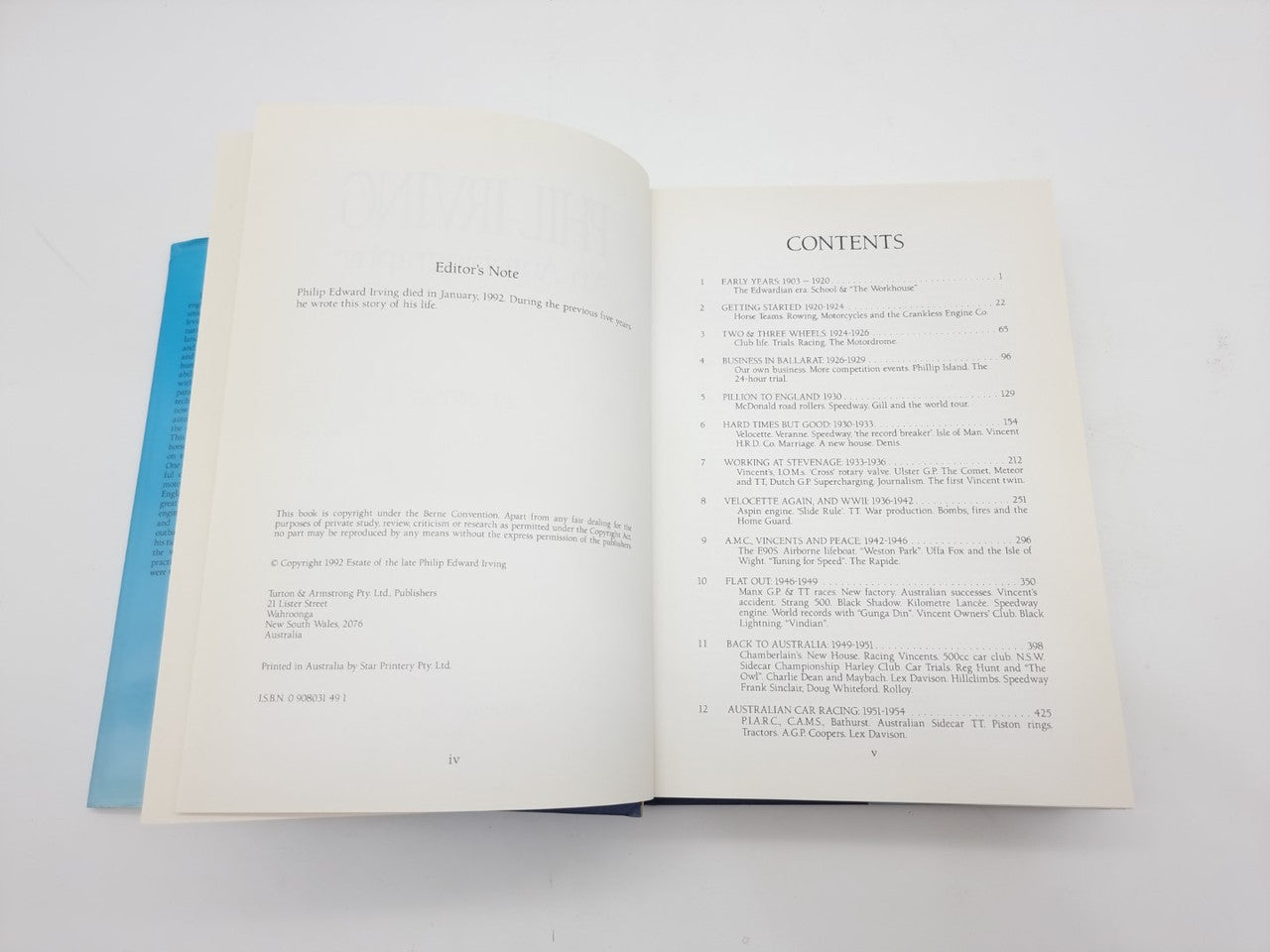 Phil Irving: An Autobiography (9780908031498)